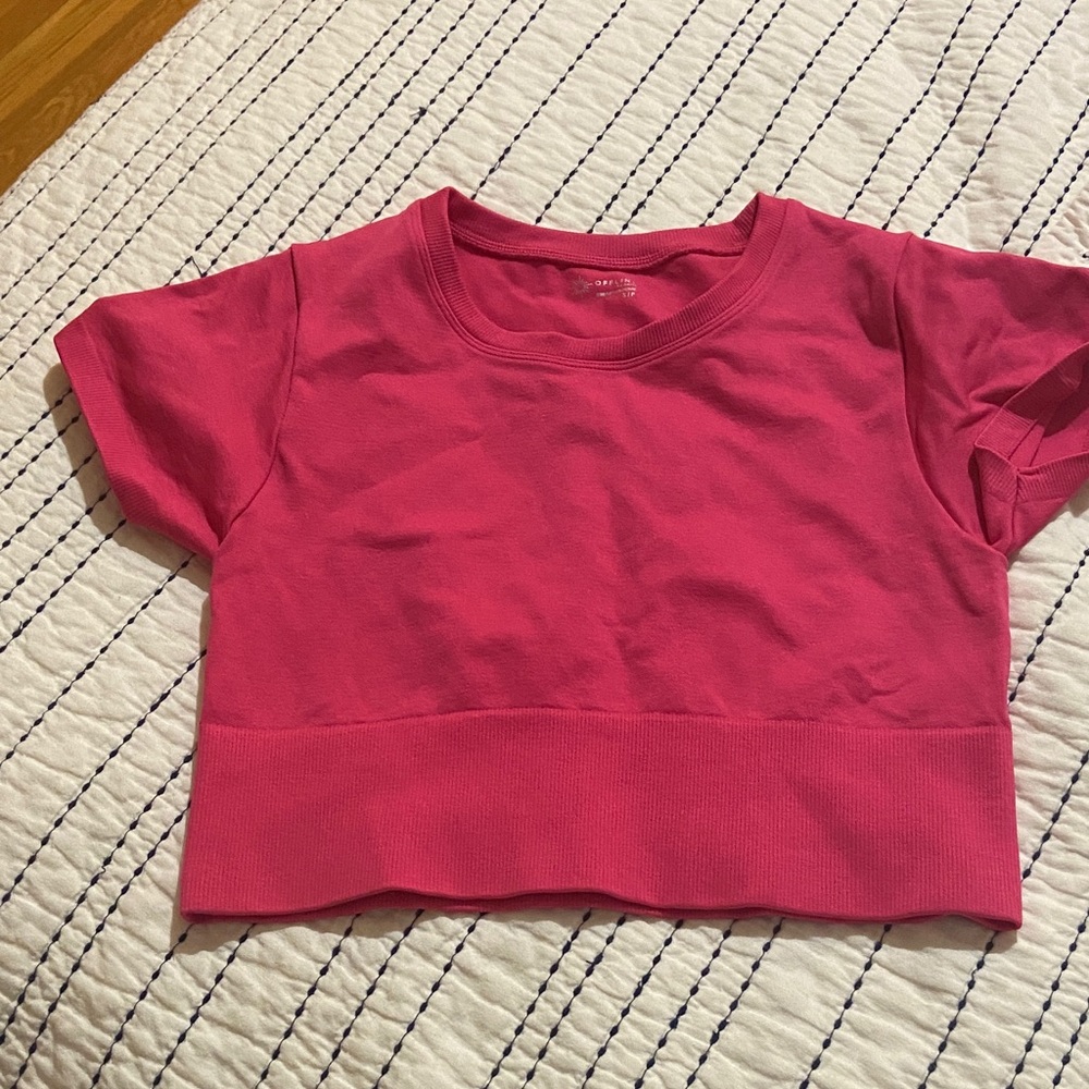 Aerie Pink Short Sleeve Tee